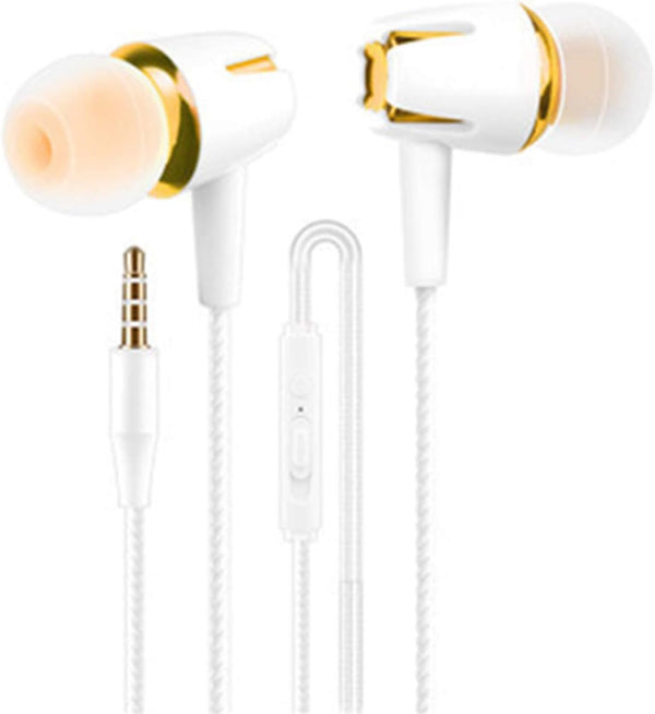 Heave Wired in Ear Headphones Earbuds,Powerful Heavy Bass Sound Wired Headset Gaming Earbuds