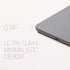 POUT H3 Portable Qi Wireless Charging Mouse Pad Mat for Laptops, Charges with iPhone, Airpod, Samsung Galaxy (Dust Gray)