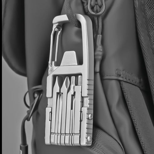 YePeiJun 13 1 Multifunctional Sim Card Ejector Tool in Carabiner Tool with Sim Card Pin Screwdrivers Wrenches Ruler