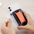 Sinjimoru for MagSafe Wallet, Secure Hard Lock Magnetic Card Holder, MagSafe Stand and Grip for iPhone 15, 14, 13, 12,