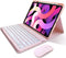 Keyboard Case for iPad Pro 11 inch M4, Cute Round Keys with Mouse, Detachable Bluetooth Keyboard Slim Smart Cover,