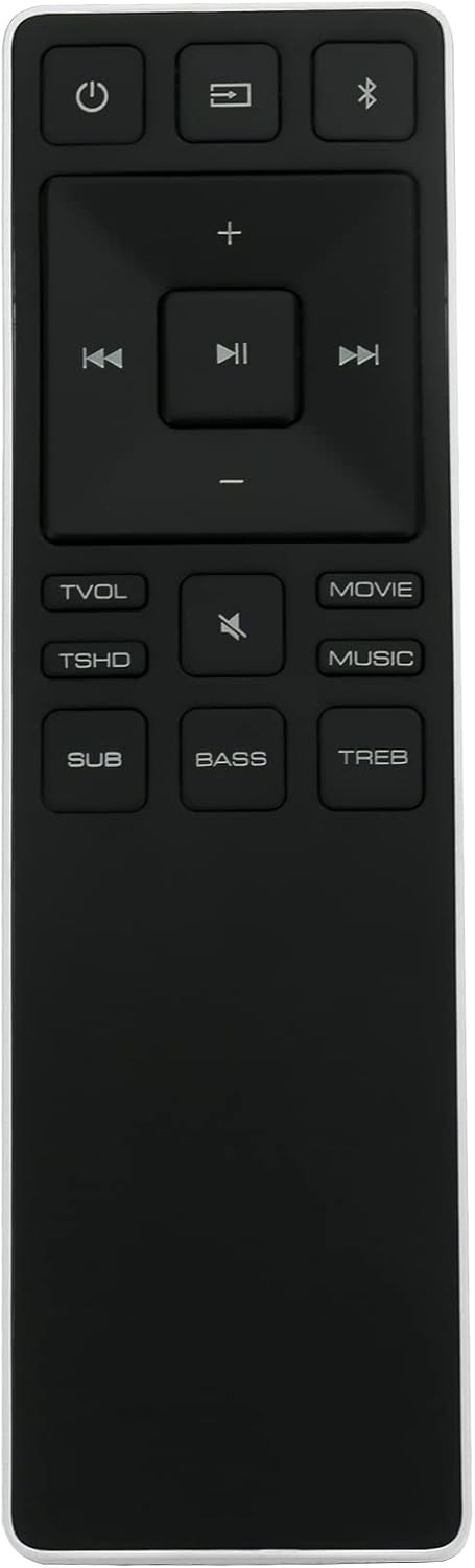 XRS551-D XRS551D Remote Control for Vizio Sound Bar SB3621N-E8, SB351-D0, SB3531-D0, SB3651E6, SB3651-E6, SB3820-C6,