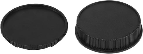 Haoge Camera Body Cap and Rear Lens Cap Cover Kit for Leica L Mount Camera Lens such as Leica T, Typ 701, TL, TL2, CL