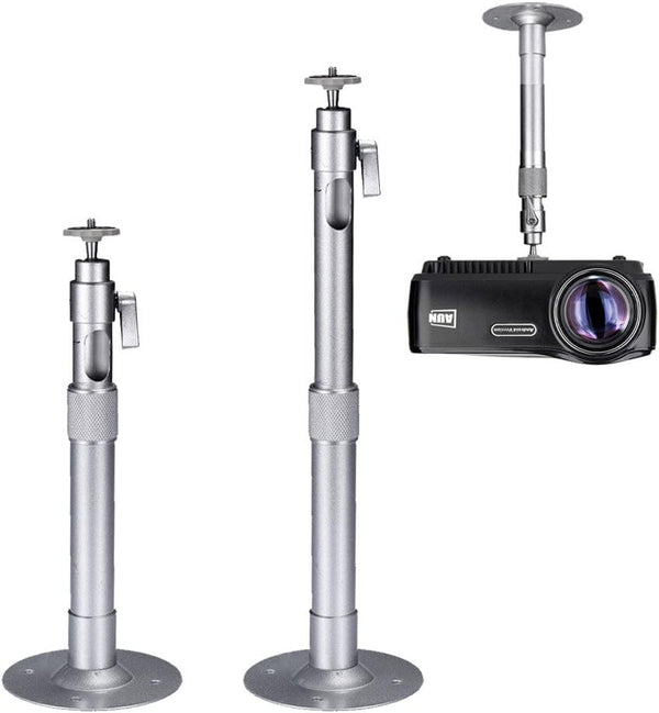 Assome Projector Ceiling Mount, Projector Stand, Universal Extendable Video Projector Wall Mount Bracket