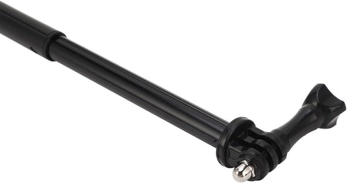 Yctze 9 Inch Compact Blue Aluminum Alloy Selfie Stick for Action Cameras & Smartphones
