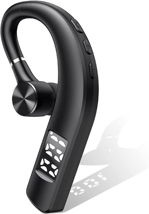 ASHATA Bluetooth Earpiece, BT5.2 Wireless Handsfree Headset, 240mAh Battery, IPX5 Waterproof, 180 Degree Rotating Ear