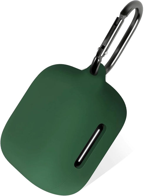Geiomoo Silicone Case for Anker Soundcore P30i, Protective Cover with Carabiner (Emerald Green)