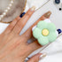 Phone Ring Holder Universal Collapsible Flower Mirror Grip and Stand for Phones and Tablets, Pack of 2
