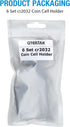 QTEATAK 6 2 3V CR2032 Pcs x Button Coin Cell Battery Holder with Leads On Off Switch