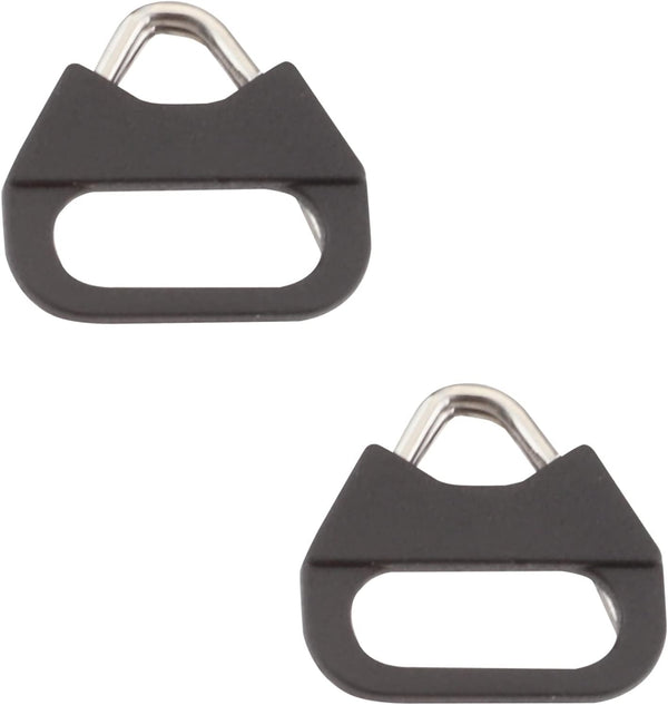 Stainless Steel Camera Strap Lug Ring, Triangle Split Hook with ABS Cap for Belt Hook Lanyard, 2pcs
