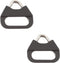 Stainless Steel Camera Strap Lug Ring, Triangle Split Hook with ABS Cap for Belt Hook Lanyard, 2pcs