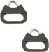 Stainless Steel Camera Strap Lug Ring, Triangle Split Hook with ABS Cap for Belt Hook Lanyard, 2pcs