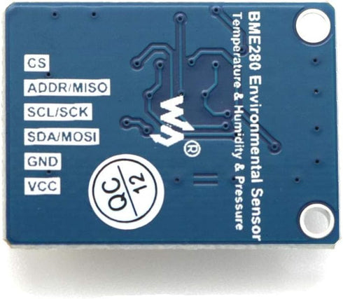 Waveshare BME280 Environmental Sensor Module: Temperature, Humidity, Barometric Pressure Detection for IoT Projects