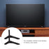 Toddmomy No-Drill Aluminum Alloy TV Stand Base Universal Tabletop TV Legs Replacement for Living Room Televisions