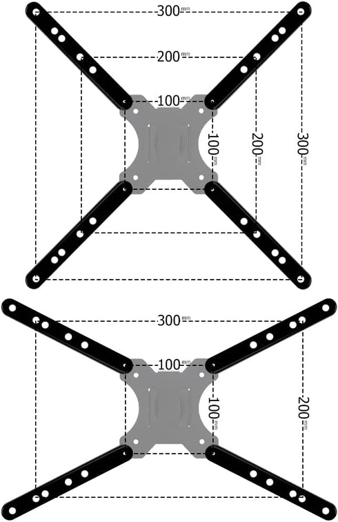 IFCASE 32 55 inch 200x200mm 400x400mm 300x300mm (2.0) Steel Adapter Bracket Convert for Screens to LCD LED TV VESA