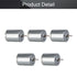 5Pcs 7.2V 13500RPM 0.38A Fielect DC Motor Micro Motor Round Shaft Electric Motor for DIY Airplane RC Boat Toys Model