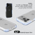 PLES 17, Case LEPI Air Layer Magnetic Case, Compatible with iPhone MagSafe, Clear, Military Grade Shockproof