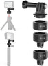 SUREWO Quick Release Base Mount Kit for GoPro, Magnetic Suction & Swivel Lock Adapter for GoPro Hero Series