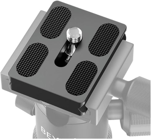 JianLing 2PCS PU50 50mm 1/4 Camera Quick Release Plate Aluminum Tripod Ball Head Base Quick Release Plate for DSLR