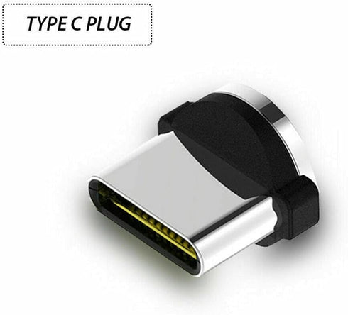9 Pack Magnetic Phone Cable Adapter Connector Tips for iPhone, Huawei, Samsung, Android Mobile Phone