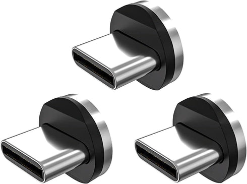 Statik USB-C Magnetic Connector for Magnetic Charging Cable - 3-Pack USB-C Magnetic Adapter for All USB C Devices