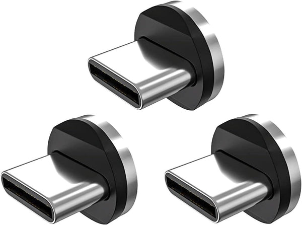 Statik USB-C Magnetic Connector for Magnetic Charging Cable - 3-Pack USB-C Magnetic Adapter for All USB C Devices