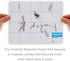 Magnetic Project Mat for Organizing Screws and Parts, Safely Disassemble Electronics, Laptop, Smartphone, etc.