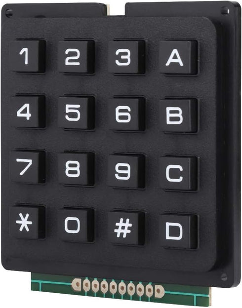 Pomya Keypad, 16 Keys 4x4 Push Button External Keypad Microcontroller Keyboard for MCU
