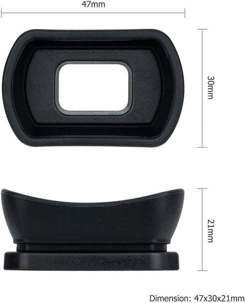 Soft Silicon Camera Viewfinder Eyecup for Nikon D780 D750 D610 D600 D7500 D7200 D7100 D7000 D5600