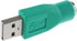 USB to PS2 Adapter 2PCS - Green PS/2 Female to USB Male Converter for Mouse and Keyboard.