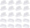 uxcell 20pcs Silicone Micro USB Cap Port Cover Anti Dust Protector 6.5mmx2.3mm Clear