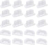 uxcell 20pcs Silicone Micro USB Cap Port Cover Anti Dust Protector 6.5mmx2.3mm Clear
