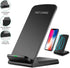 UrbanX Q-740 Wireless Charger Stand, Qi-Certified for Nokia XR20, 10W Fast-Charging - Black