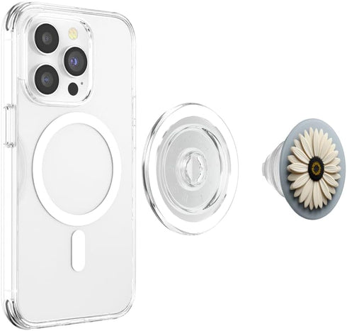 PopSockets MagSafe PopGrip for iPhone - Daisy Flower Graphic