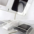 VANCORE Clear Wall Mounted Charging Phone Holder Smart Phone Station TV Remote Control Holder Clear Wall Box