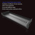 JINGCHENGMEI 1U 6"(152mm) 19-Inch Cabinet(1U6V) Disassembled Vented Cantilever Server Rack Mount Shelf Depth