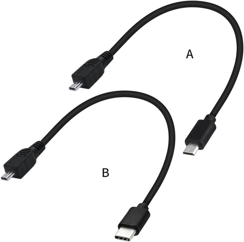 WAGHAVEN 8P Portable USB to USB C Cable USB C Photo Transfer Cable for DSLR Digital Cameras Compatible for Various