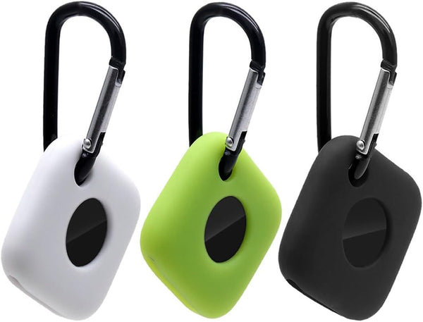 3 Pack Compatible with Tile Mate 2022 Case, Flexible Silicone Anti-Scratch Skin Cover Kit with Keychain