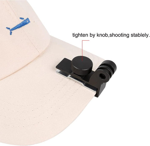 PellKing Baseball Cap Metal Clip Mount for GoPro Hero, DJI Osmo Action, Quick Release