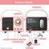 Retro Bluetooth Speaker, Wireless Vintage Small Speaker with Hands-Free Call, Portable for iOS Android Gift Ideas