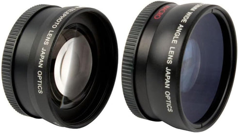 Focus Camera 58mm 2-Piece Wide and Tele Lens Set