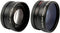 Focus Camera 58mm 2-Piece Wide and Tele Lens Set