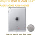 for iPad 9 10.2" 2021 Screen Replacement, Touch Screen Digitizer Glass Panel Lens Repair Kits (Black, No Home Button)