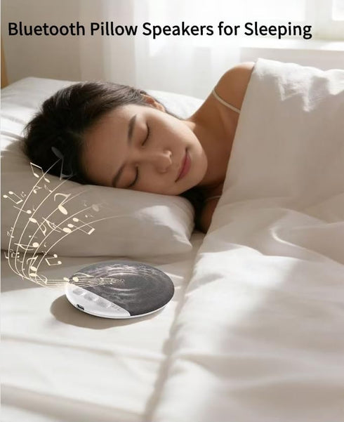 Generic Bluetooth Pillow Speaker for Sleeping, Ultra-Thin Under Pillow Speakers for Sleeping, Mini Portable Wireless