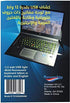 Arabic Keyboard Stickers with Fluorescent Inlays for All Laptop and Desktop Keyboards, Free Magnifier