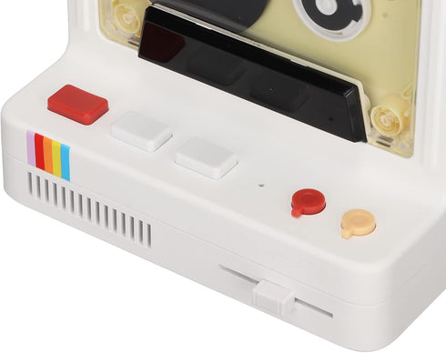 Retro Bluetooth Speaker, Portable Desk Bluetooth Cassette Player, Supports Bluetooth Aux and Memory Card, Mini Night