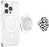 PopSockets MagSafe PopGrip for iPhone - Cute Black White Aesthetic Flowers Floral Retro Daisy Women