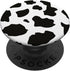 Black and White Cow Print Cute Design for Boys Teen Girls Standard PopSockets PopGrip