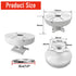 CCTV Camera Pole Mount for Dome Camera,Universal Dome Camera Mounting Junction Box Adapter Compatible with Duahua IP Camera Arlo Solar Panel Outdoor/Indoor Camera Electrical Box