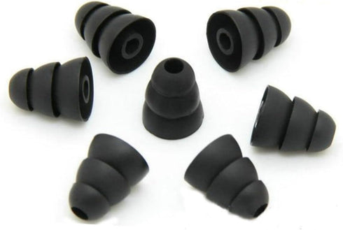 OSALADI 10 Pairs Noise Cancelling Earplugs, Silicone Ear Muffs, Multi-Layer Earbud Caps for Comfort and Protection